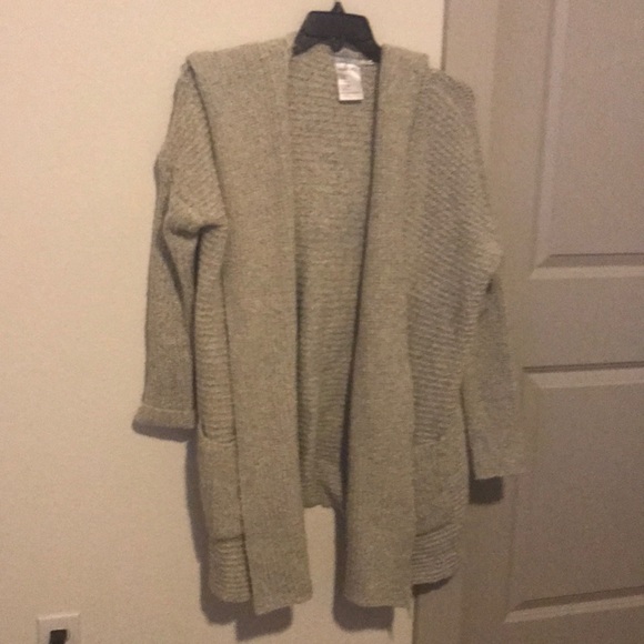 Urban Outfitters Sweaters - Cozy gray cardigan with pockets and hood